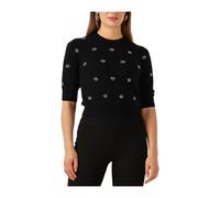 Twinset - Angora Blend Jumper - -Knitwear -Donna -Nero -M