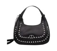 Twinset - Borsa a tracolla nera con chiusura a zip - - Bags - Donna - Nero - ONE SIZE