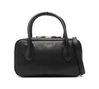 Twinset - Borsa Bowler Media con Logo - - Bags - Donna - Nero - ONE SIZE