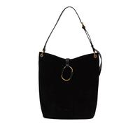 Twinset - Borsa Hobo in Camoscio - - Bags - Donna - Nero - ONE SIZE