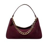 Twinset - Borsa Hobo 'Liliane' Pelle Scamosciata - - Bags - Donna - Rosso - ONE SIZE