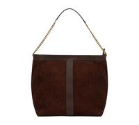 Twinset - Borsa Shopper in Camoscio - - Bags - Donna - Marrone - ONE SIZE