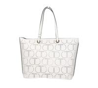 Twinset - Borsa tote in pelle grana - - Bags - Donna - Bianco - ONE SIZE