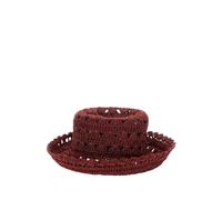 Twinset - Bucket Crochet Hat - - Accessories - Donna - Marrone - ONE SIZE