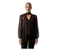 Twinset - Camicetta Animalier - - Blouses & Shirts - Donna - Marrone - XS