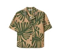 Twinset - Camicia in Popeline Ricamata - - Blouses & Shirts - Donna - Beige - S