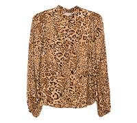 Twinset - Camicia Jacquard con Stampa Animalier - - Blouses & Shirts - Donna - Marrone - M