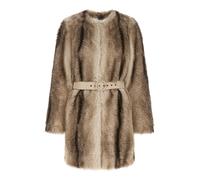 Twinset - Cappotto in ecopelliccia - - Jackets - Donna - Marrone - L