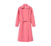 Twinset - Cappotto Lungo Doppiopetto - - Coats - Donna - Rosa - L