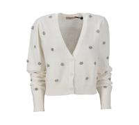 Twinset - Cardigan in misto angora - -Knitwear -Donna -Bianco -M