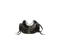 Twinset - Croissant Hobo Bag - - Bags - Donna - Nero - ONE SIZE