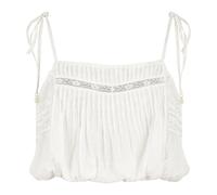 Twinset - Cropped Top U&B - - Tops - Donna - Bianco - M