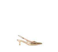 Twinset - Décolleté Slingback in Pelle 50mm - - Shoes - Donna - Giallo - 39 EU