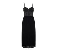 Twinset, ,Dresses ,Donna ,Nero ,S Abito Tubino Nero Macramé