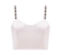 Twinset - Duchesse Cropped Top - - Tops - Donna - Rosa - M