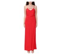 Twinset - Elegante Abito Nero con Dettagli in Pizzo - - Dresses - Donna - Rosso - M