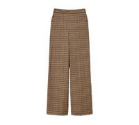 Twinset - Eleganti Pantaloni in Lana Cammello & Nero - -Trousers -Donna -Marrone -S