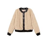 Twinset - Faux Fur & Shearling Astrachan Giacca - - Jackets - Donna - Beige - S