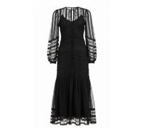 Twinset - Flared Midi Dress - - Dresses - Donna - Nero - M