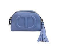 Twinset - Fringed Crossbody Bag - - Bags - Donna - Blu - ONE SIZE