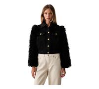 Twinset - Giacca Corta in Denim - - Jackets - Donna - Grigio - M