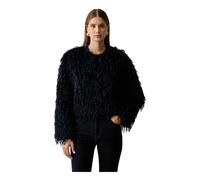Twinset - Giacca Corta in Eco-pelliccia - - Jackets - Donna - Blu - XL