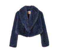 Twinset - Giacca in Ecopelliccia e Shearling - - Jackets - Donna - Blu - L