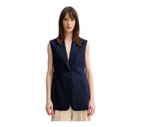 Twinset - Gilet senza maniche ricamato - - Jackets - Donna - Blu - M