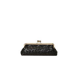 Twinset - Handwoven Clutch - - Bags - Donna - Nero - ONE SIZE