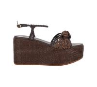 Twinset - Intreccio - -Shoes -Donna -Marrone -40 EU