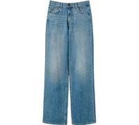 Twinset - Jeans Dritti in Denim Con Chiusura a Bottoni Frontale - - Jeans - Donna - Blu - W29