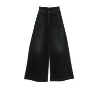 Twinset - Jeans Wide Leg Vita Alta - - Trousers - Donna - Nero - W26