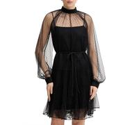 Twinset - Lace Mini Dress - - Dresses - Donna - Nero - M