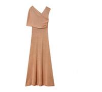 Twinset - Long One-Shoulder Dress - - Dresses - Donna - Rosa - XS