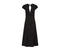 Twinset - Long Poplin Dress - - Dresses - Donna - Nero - L