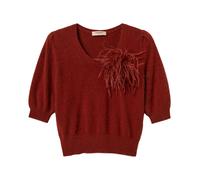 Twinset - Maglieria Girocollo - - Knitwear - Donna - Rosso - XS