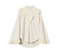 Twinset - Maglione a collo alto oversize - -Knitwear -Donna -Bianco -M