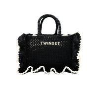 Twinset - Medium Tote Bag - - Bags - Donna - Nero - ONE SIZE