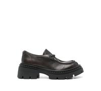 Twinset - Mocassini eleganti marroni con punta ovale - -Shoes -Donna -Marrone -39 EU