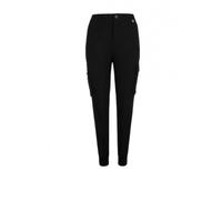 Twinset - Pantaloni cargo con polsini a costine - - Trousers - Donna - Nero - M