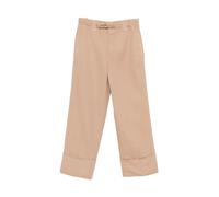 Twinset, ,Trousers ,Donna ,Beige ,M Pantaloni Crop