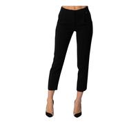 Twinset - Pantaloni Cropped In Crêpe - - Trousers - Donna - Nero - S