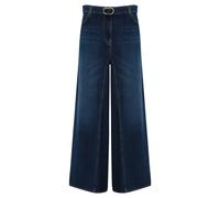 Twinset - Pantaloni Denim Cropped con Cintura - - Jeans - Donna - Blu - W27