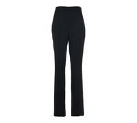Twinset - Pantaloni Dritti con Placca Logo Posteriore - - Trousers - Donna - Nero - S