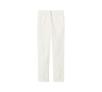Twinset - Pantaloni dritti in gabardine misto cotone - - Trousers - Donna - Bianco - L