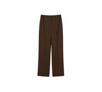 Twinset - Pantaloni dritti in twill con tasche - - Trousers - Donna - Marrone - XL