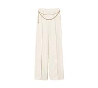 Twinset - Pantaloni in crêpe cady con cintura - - Trousers - Donna - Bianco - M