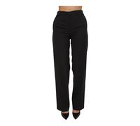 Twinset - Pantaloni in lana con logo - - Trousers - Donna - Nero - M