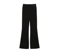 Twinset, ,Trousers ,Donna ,Nero ,S Pantaloni a zampa in maglia