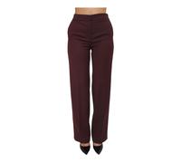 Twinset - Pantaloni in misto lana - - Trousers - Donna - Rosso - XL